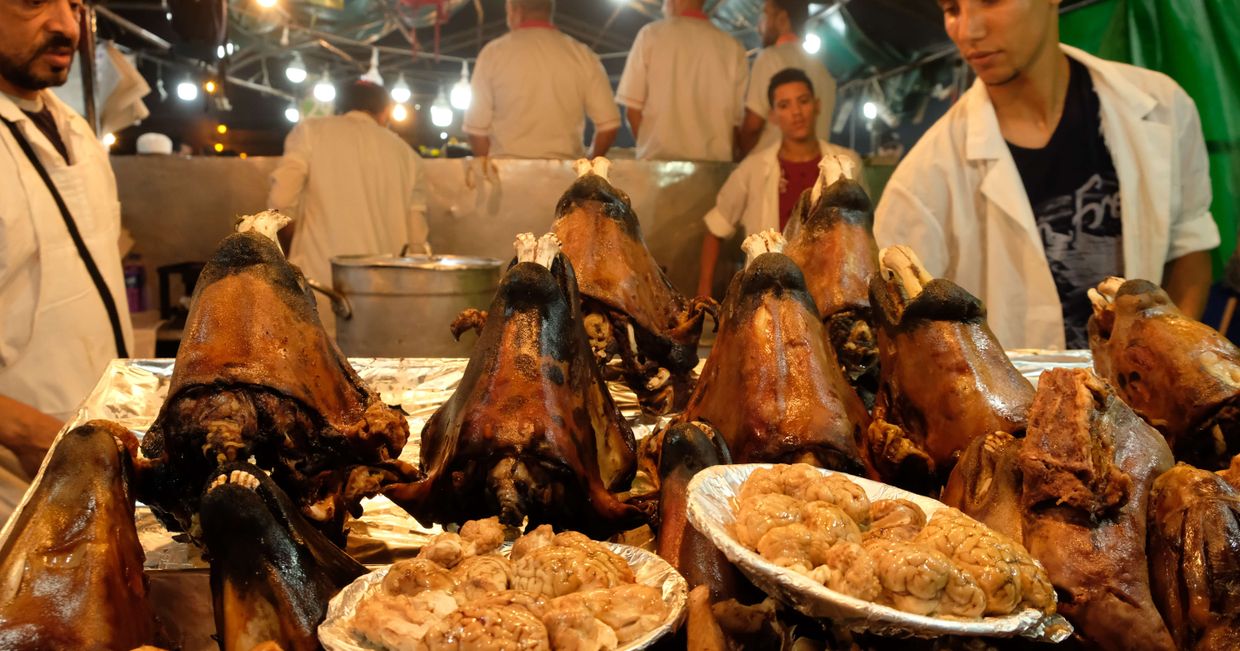 Podrobowa uczta w Maroku (fot. Aleksander Szojer)