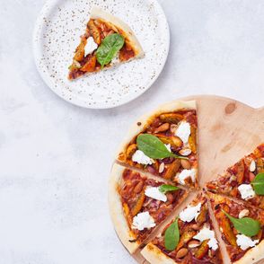 Pizza z dynią i kozim serem (fot. Maciek Niemojewski)