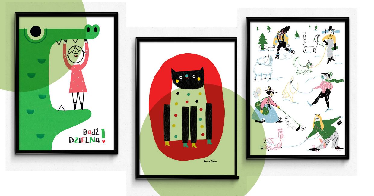 Plakaty Wall Being ze zwierzętami