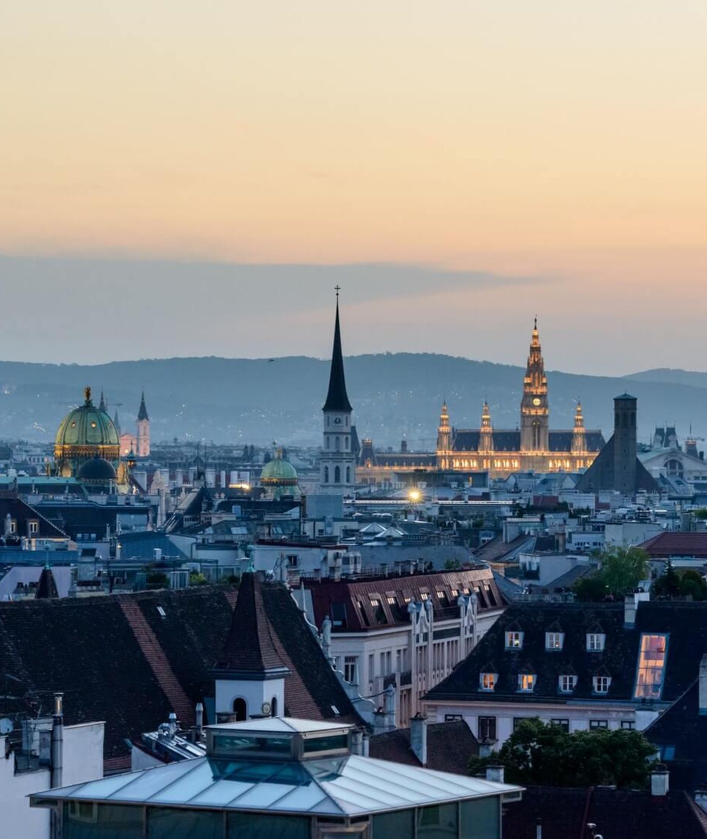 panorama stolicy Austrii