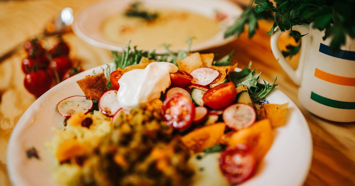 Wegetariańskie danie z menu kuchni konfliktu (fot. Trey Wallace)