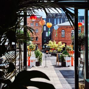 Patio w Centrum Praskim Koneser (fot. Centrum Praskie Koneser)