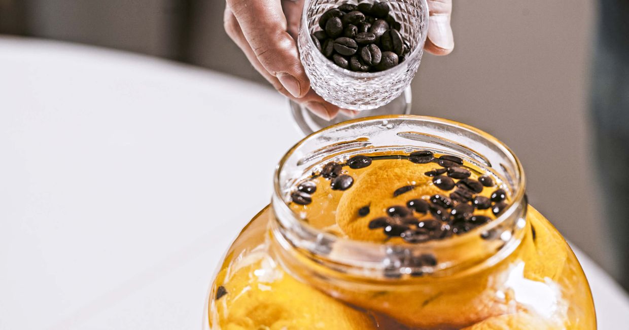 Gotowa nalewka cytrusowo-kawowa