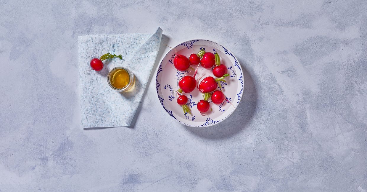 Rzodkiewki i ocet jabłkowy