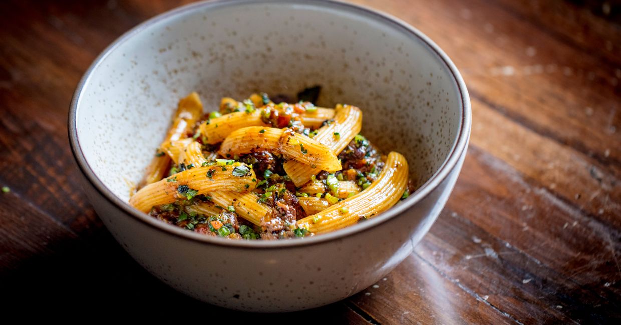 makaron z jagnięciną Christophera Kostowa Samsung