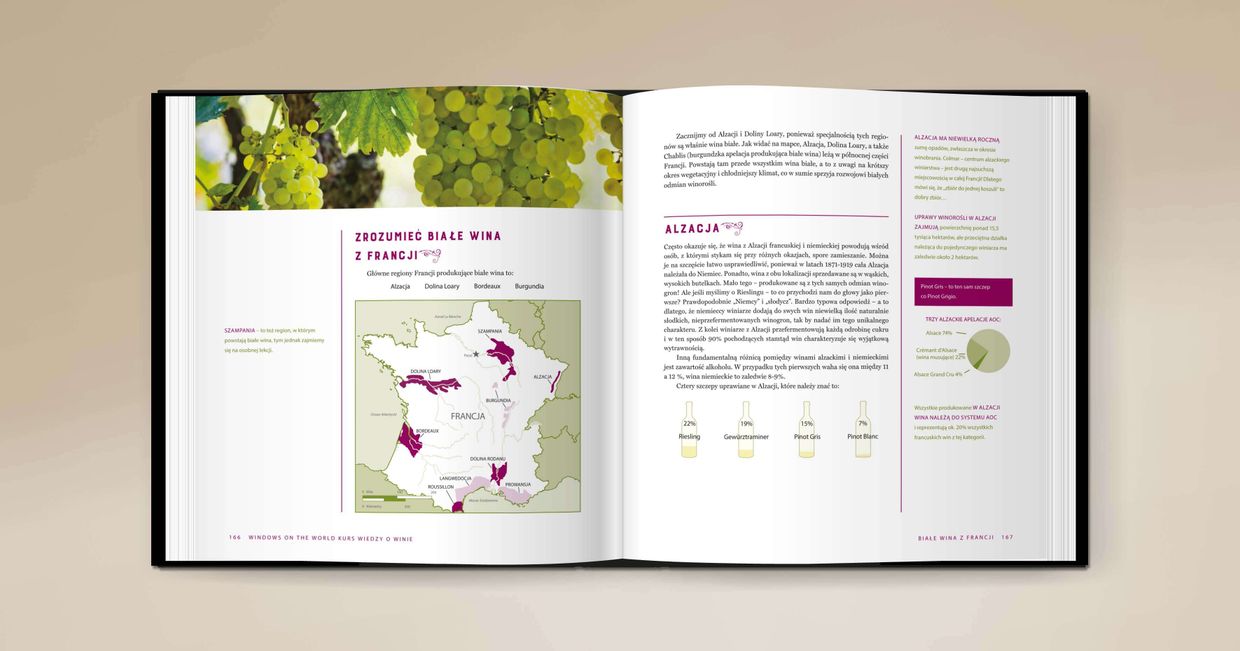 Okładka książki „Kursie wiedzy o winie” Kevina Zraly'ego