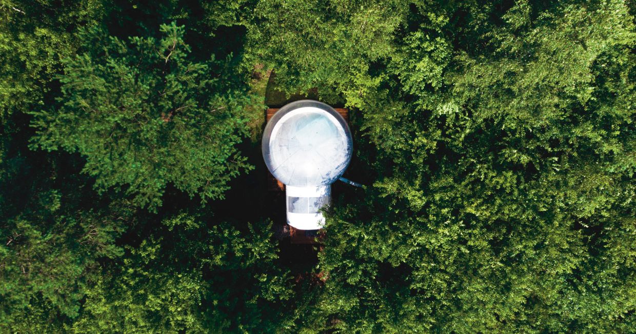 Glamping w Bańce (fot. Jakub Jędrzejczak)