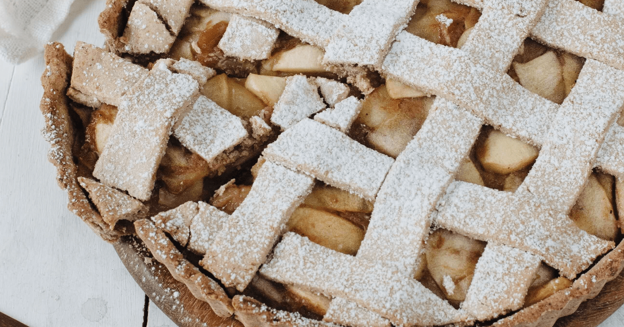 Tarta z jabłkami bez glutenu (fot. Karolina Krause / Lisia Kawiarenka )