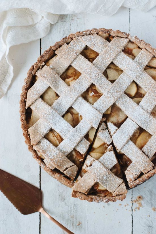 bezglutenowa szarlotka, ciasto bezglutenowe, ciasto z jabłkami, bezglutenowy jabłecznik, przepis Lisia Kawiarenka