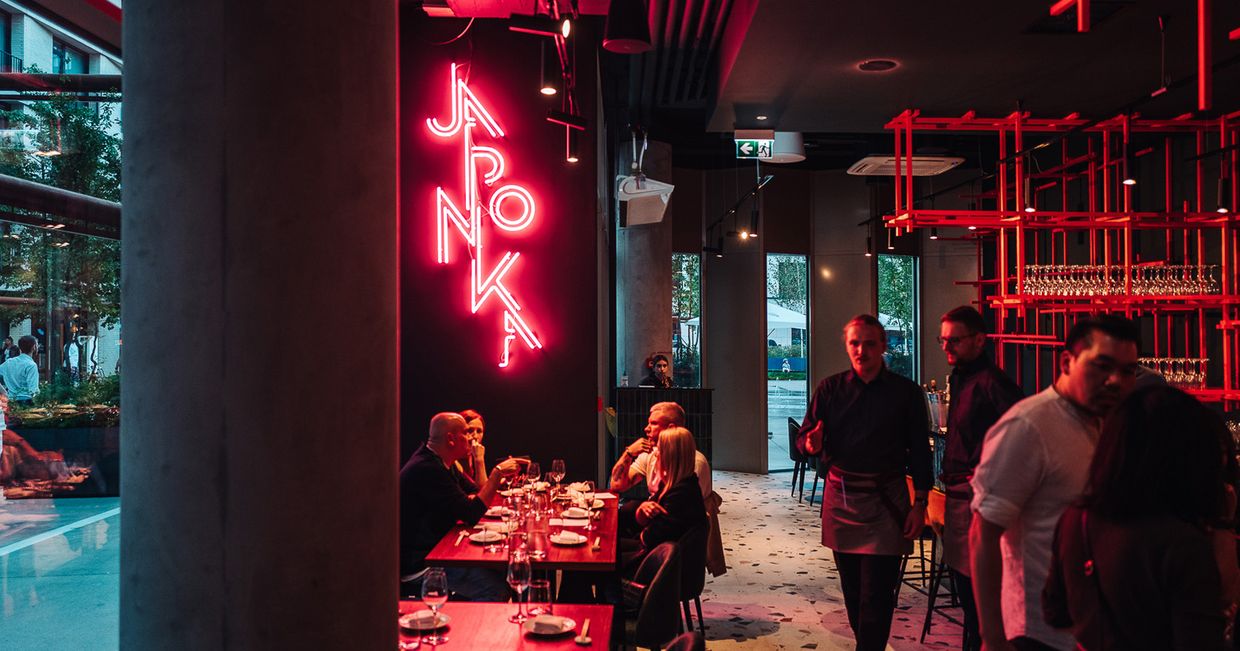 Wnętrze restauracji Japonka - Browary Warszawskie