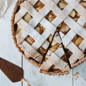 bezglutenowa szarlotka, ciasto bezglutenowe, ciasto z jabłkami, bezglutenowy jabłecznik, przepis Lisia Kawiarenka