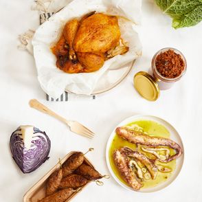 Szybkie przepisy na wyjazd – pieczony kurczak, marynowana ośmiornica i kofty (fot. Maciek Niemojewski)