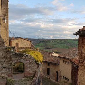 Widok na wzgórza Oksytani