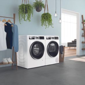 Bosch – pralka i suszarka z funkcją prasowania Iron Assist (fot. materiały prasowe)