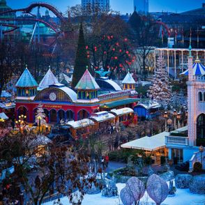 Jarmark świateczny w ogrodach Tivoli w Kopenhadze (fot. materiały prasowe)