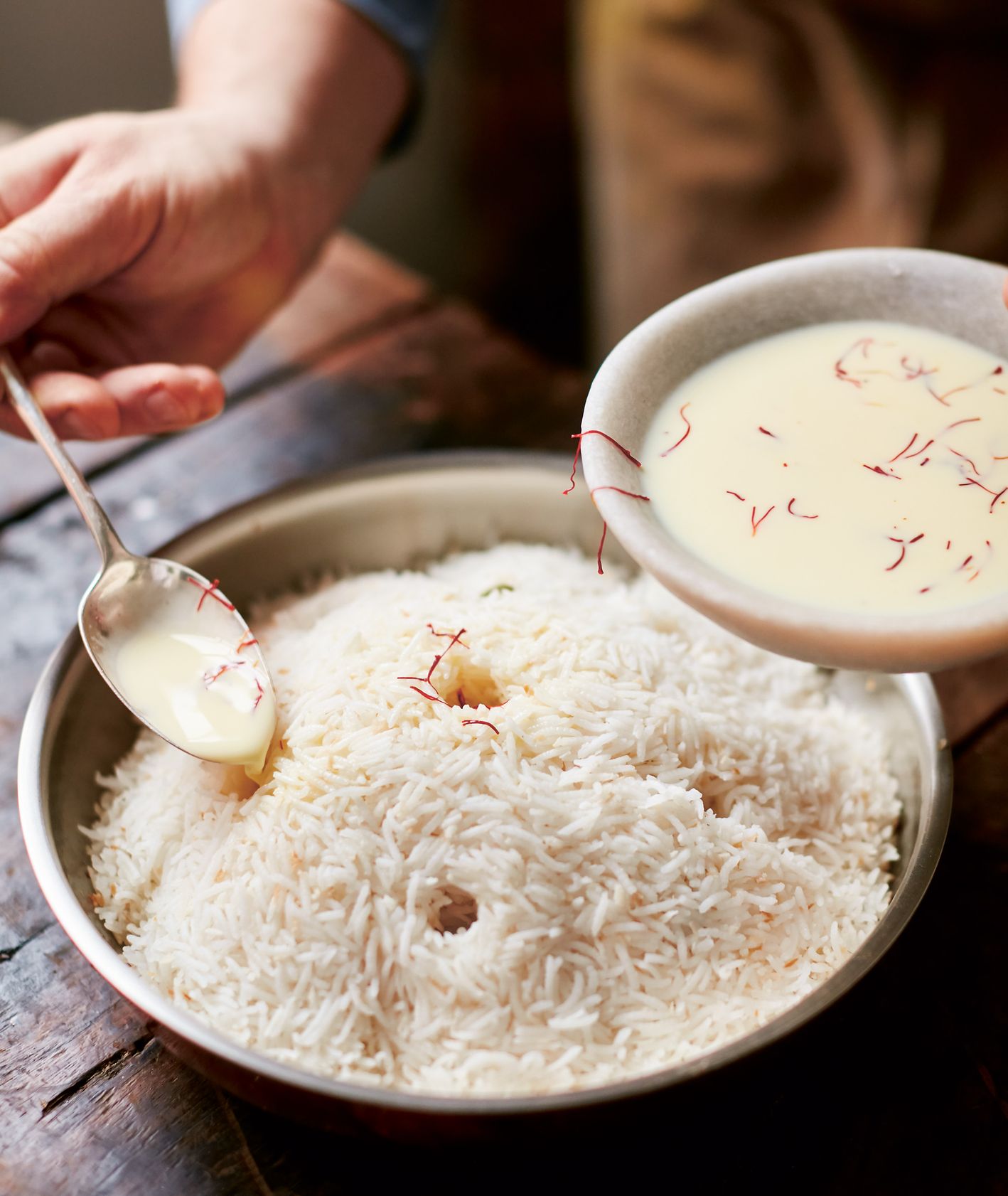 Zdjęcie kokosowego ryżu z książki Jamiego Olivera "Razem" / fot. David Loftus