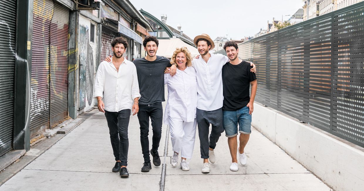 Haya Molcho i synowie: Nuriel, Elior, Nadiv i Ilan – właściciele sieci restauracji NANI