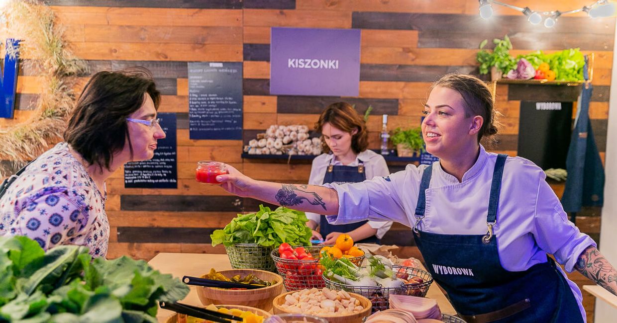Adrianna Marczewska na warsztatach kulinarnych