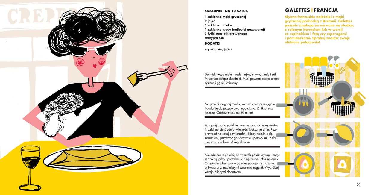 Wszyscy jedzą naleśniki, ilustrowane przepisy, przepisy na naleśniki dla dzieci (fot. materiały prasowe)