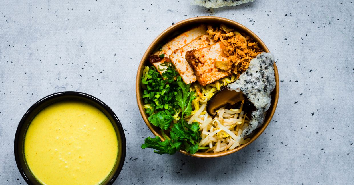 Curry laksa z restauracji Umamitu Vegan Ramen / fot. Patrycja Jadach