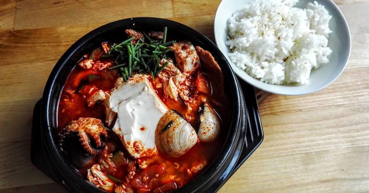 Restauracja Miss Kimchi, danie Soondubu